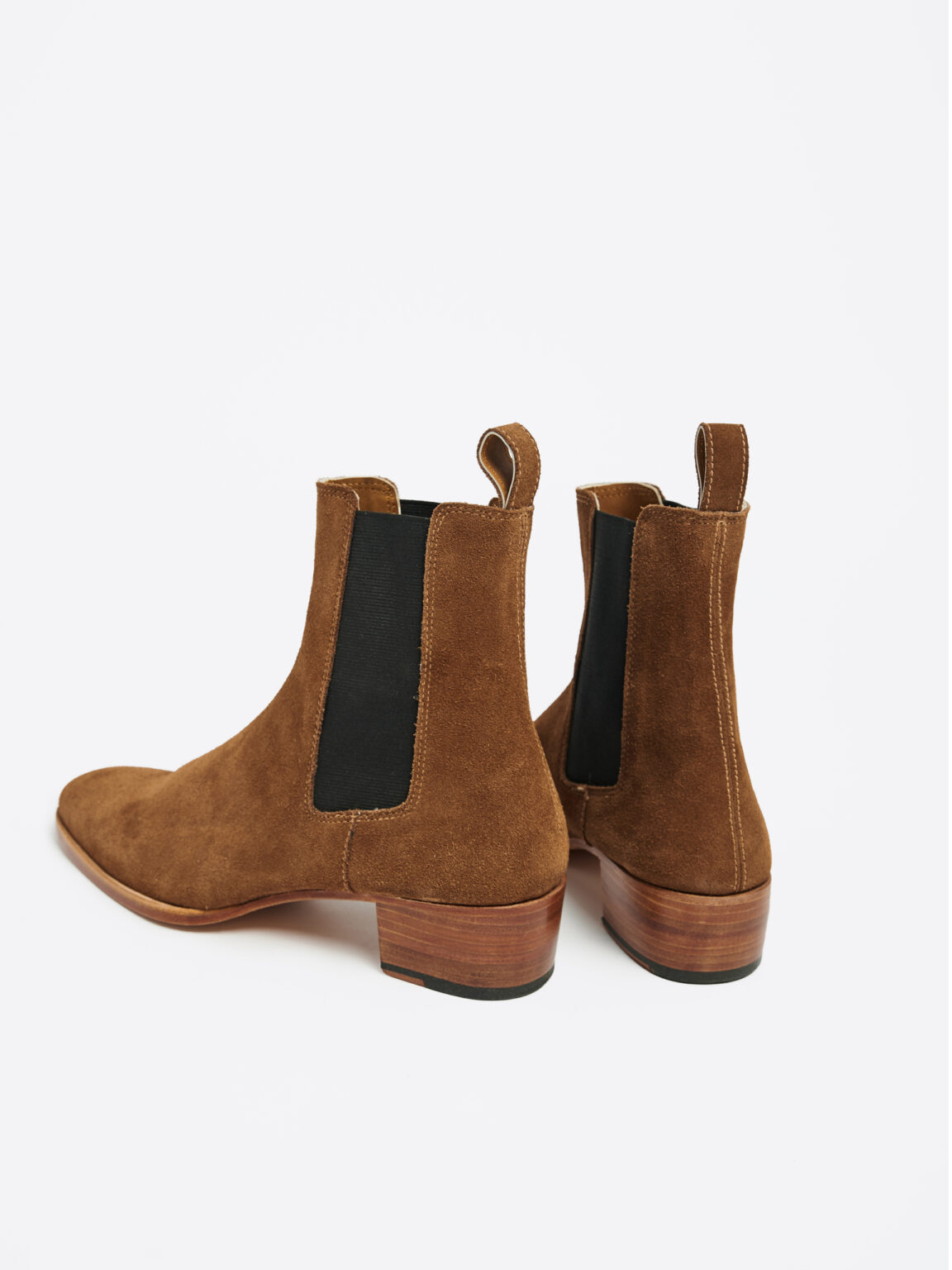 CHELSEA BOOTS IN TOBACCO SUEDE TARMOR